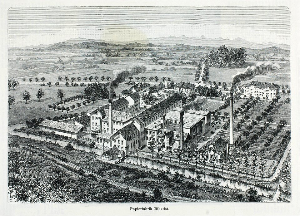 Zentralbibliothek Solothurn - Papierfabrik Biberist - aa0822