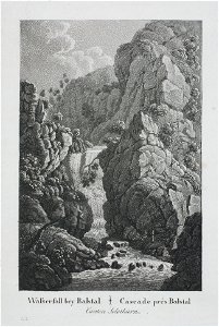 Zentralbibliothek Solothurn - Wasserfall bey Balstal L Cascade près Balstal Canton Solothurn - a0204