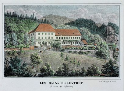 Zentralbibliothek Solothurn - LES BAINS DE LOSTORF Canton de Soleure - a0354