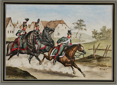 Zentralbibliothek Solothurn - Reitende Jäger Soleure 1834-48