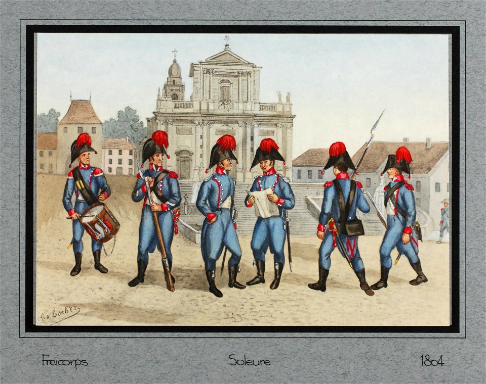 Zentralbibliothek Solothurn - Freicorps Soleure 1804 - aa0689