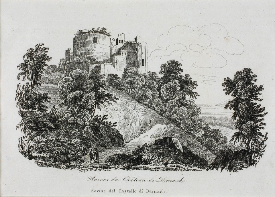 Zentralbibliothek Solothurn - Ruines du Château de Dornach Rovine del Castello di Dernach - a0190