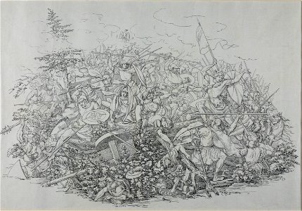 Zentralbibliothek Solothurn - Schlachtszene - aa0219