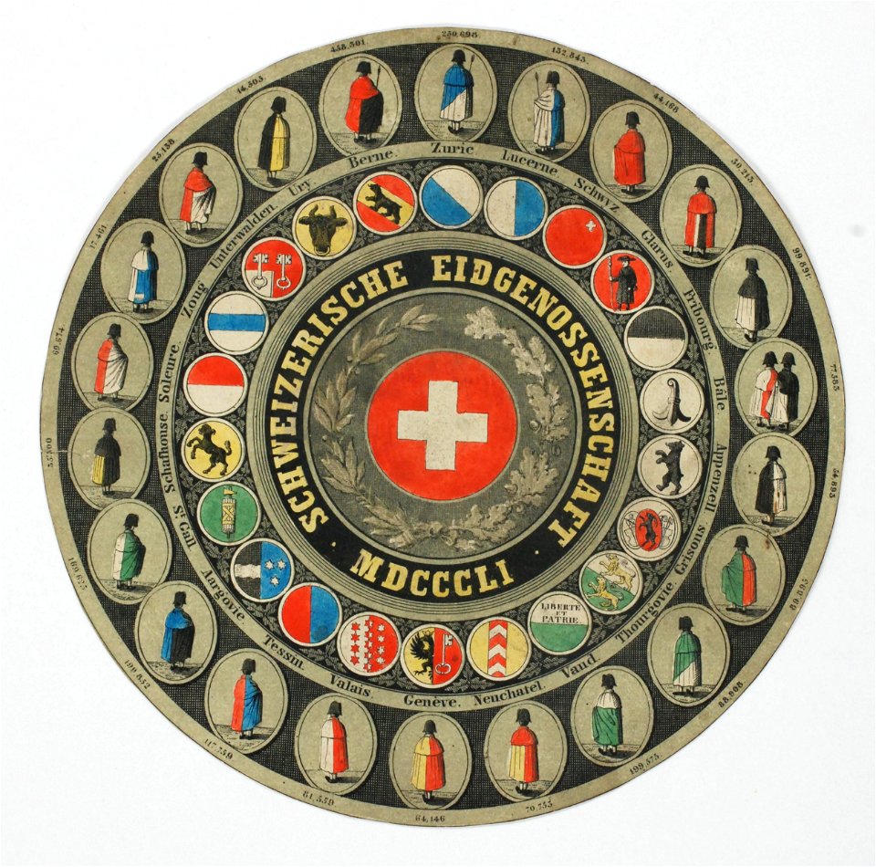 Zentralbibliothek Solothurn - SCHWEIZERISCHE EIDGENOSSENSCHAFT MDCCCLI - a0918