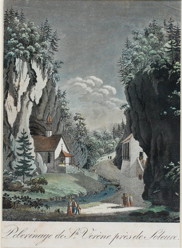 Zentralbibliothek Solothurn - Pelerinage de Ste Verène près de Soleure - a0139