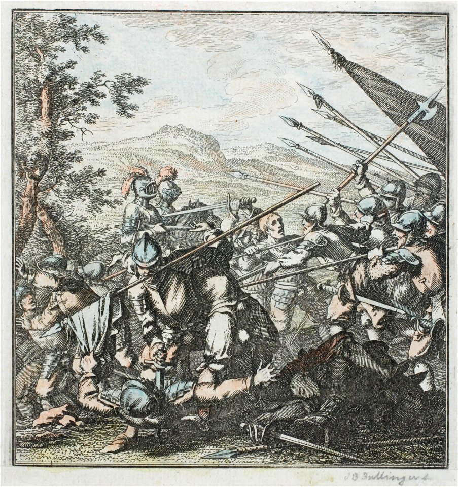 Zentralbibliothek Solothurn - Schlachtszene - a0301