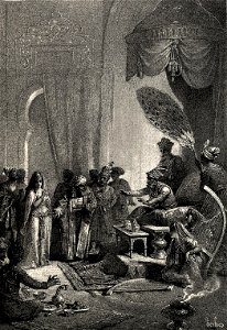 Zichy, Mihály. Illustrations to 'The Knight in the Panther's Skin'. 1888 24