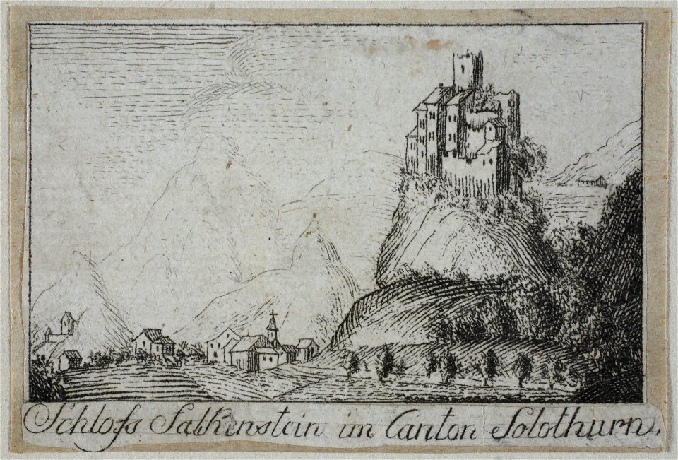 Zentralbibliothek Solothurn - Schloss Falkenstein im Canton Solothurn - a0175