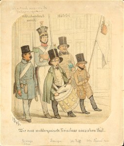 Zentralbibliothek Zürich - Wie eine wohlorganisirte Freischaar ausziehen thät - 000004000