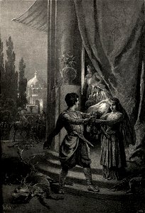 Zichy, Mihály. Illustrations to 'The Knight in the Panther's Skin'. 1888 11