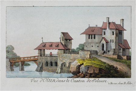 Zentralbibliothek Solothurn - Vue dOlten dans le Canton de Soleure - a0430