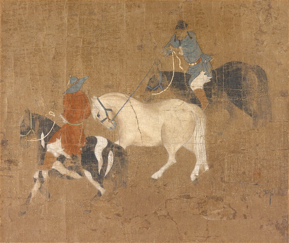 Zhao Mengfu - Riders Leading a White Horse - 55.209 - Indianapolis Museum of Art