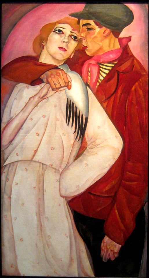 Zhigan i prostitutka by B. Grigoriev (1917, priv. coll)
