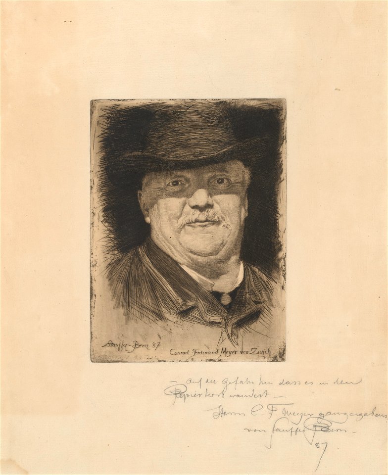 Zentralbibliothek Zürich - Conrad Ferdinand Meyer von Zürich - 000007757