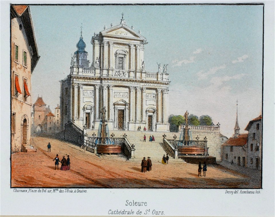 Zentralbibliothek Solothurn - Soleure Cathédrale de St Ours - a0062