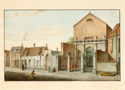 Zicht op het nieuwe klooster der Karmelietessen Theresianen