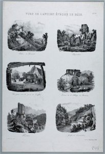 Zentralbibliothek Solothurn - Vues de l'ancien évêché de Bâle - aa0783