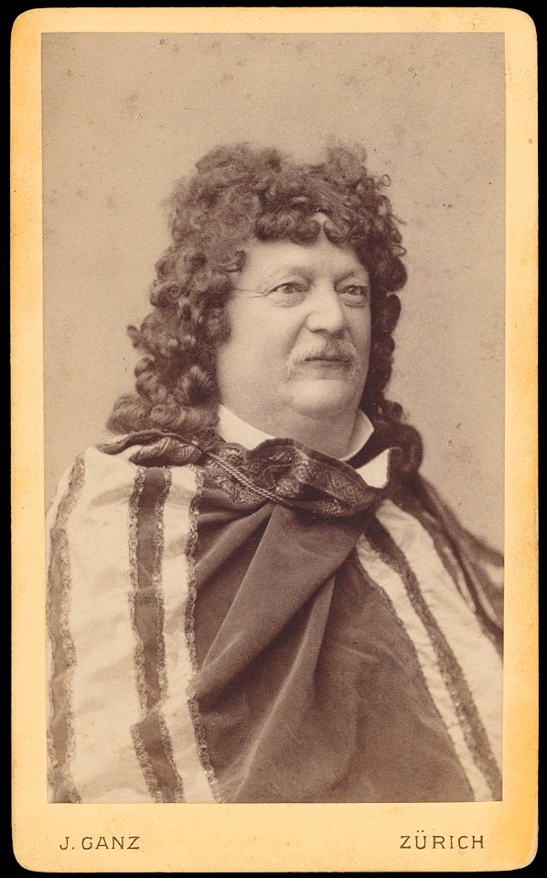 Zentralbibliothek Zürich - Conrad Ferdinand Meyer im Kostüm - 000011622