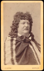 Zentralbibliothek Zürich - Conrad Ferdinand Meyer im Kostüm - 000011622