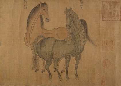 Zhao Mengfu - Eight Horses - 47.18.97 - Metropolitan Museum of Art