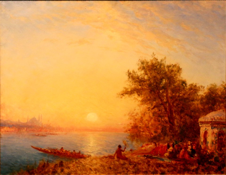 Ziem Félix Constantinople, le kiosque