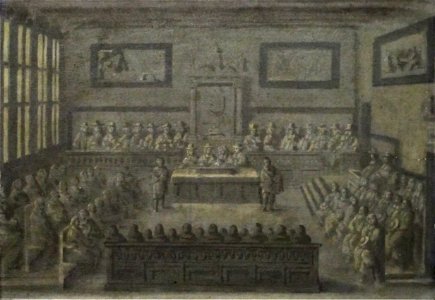 Zitting van de Grote Raad in de 17e eeuw