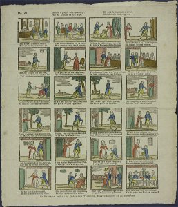 Zie hier, ô jeugd! voor tydverdryf, hoe dat Urbanus en zyn wyf-Catchpenny print-Borms 0401