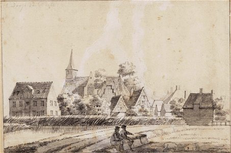 Zicht op Beets (met kerk) door Jacob Stellingwerff2