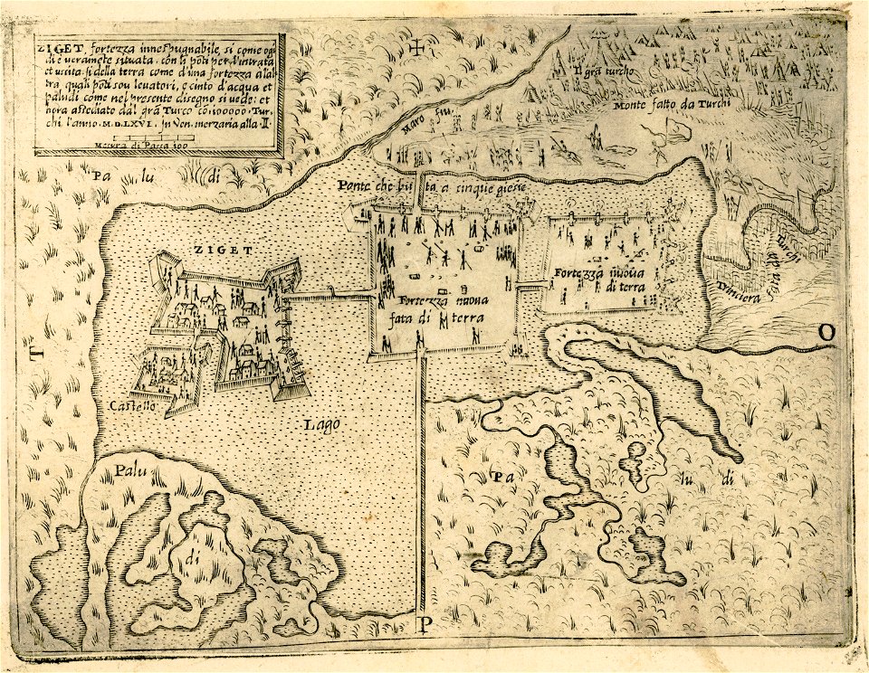 Ziget, fortezza inespugnabile - Camocio Giovanni Francesco - 1574