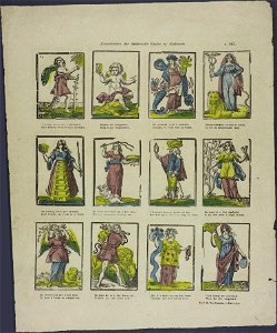 Zinnebeelden der heidensche goden & godinnen-Catchpenny print-Borms 0654