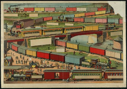 Zig-zag passenger and freight train LCCN2003681778
