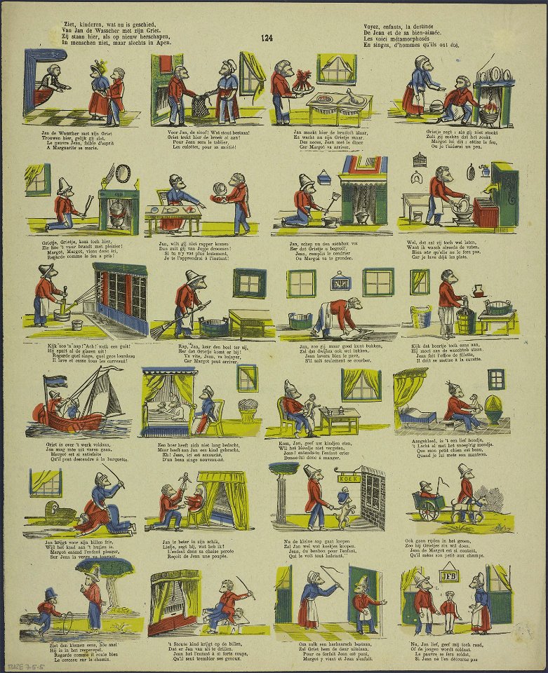 Ziet, kinderen, wat nu is geschied, van Jan de Wasscher met zijn Griet-Catchpenny print-Borms 0238