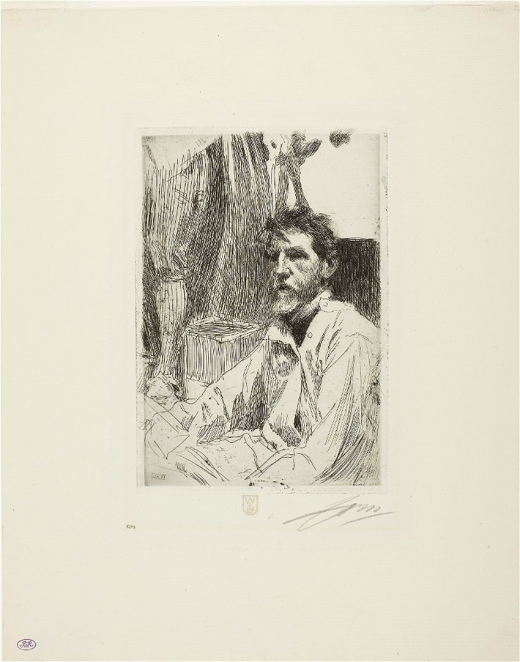 Zorn - August Saint Gaudens I, 1913.1017
