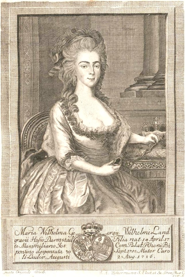 Zimmermann - Wilhelmine of Hesse-Darmstadt