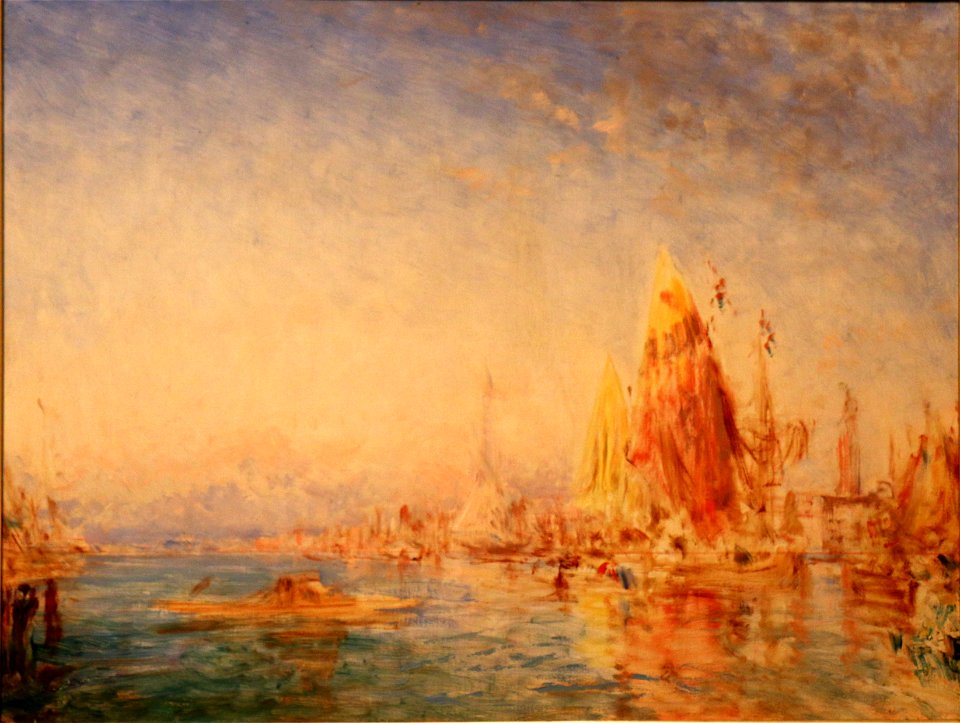 Ziem Félix - Voiles jaunes et rouges