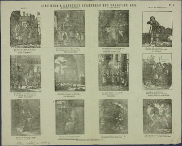 Ziet hier o kinderen afgebeeld het volgende-Catchpenny print-SMC K 0026
