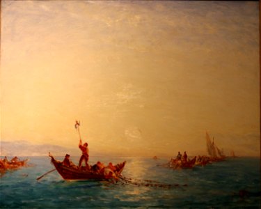 Ziem Félix - Martigues Pêcheur à la fouëne