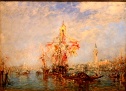 Ziem Félix - Venise, fête de l'Assomption