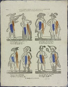 Ziet lieve jeugd acht snaaksche heeren in hunne beste zondagskleeren-Catchpenny print-SMC K 0104