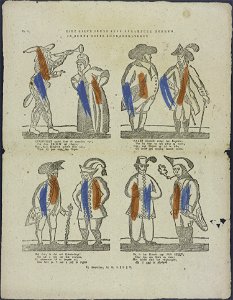 Ziet lieve jeugd acht snaaksche heeren in hunne beste zondagskleeren-Catchpenny print-Borms 0414
