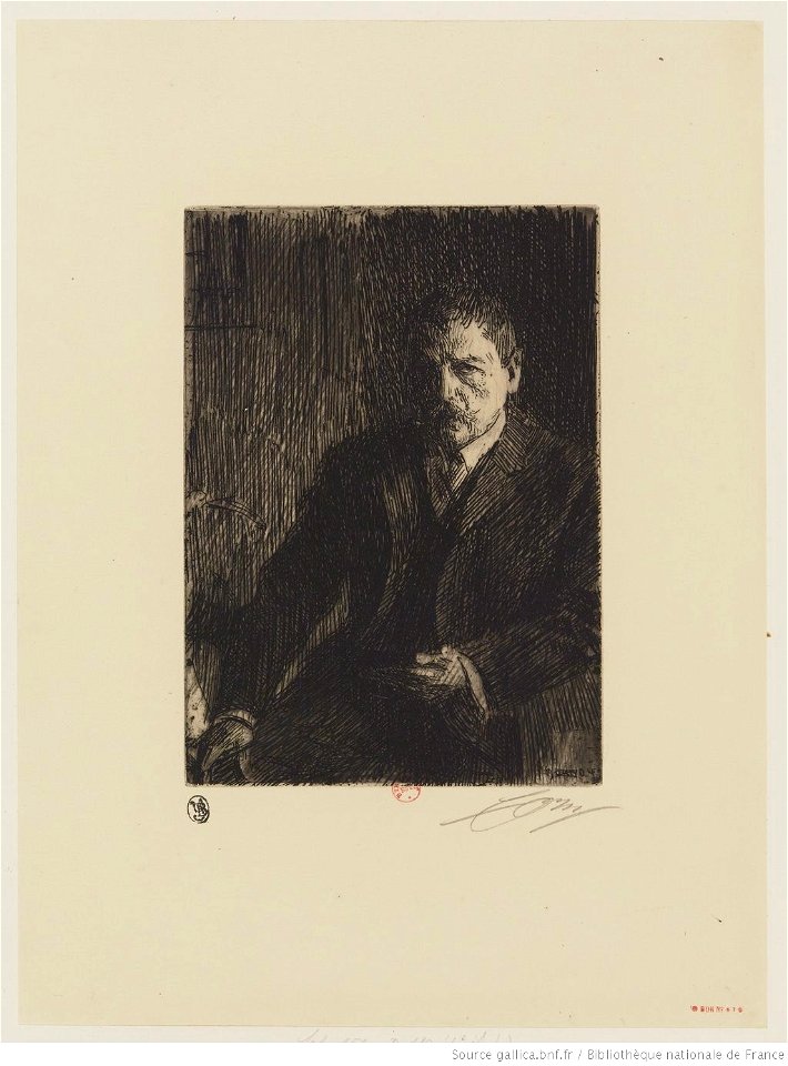 Zorn - Anders Zorn, autoportrait, 3e état, btv1b10522877d