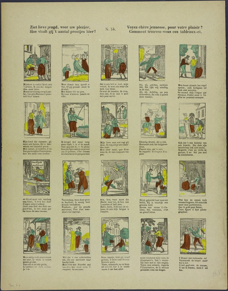 Ziet lieve jeugd, voor uw plezier-Catchpenny print-Borms 0030
