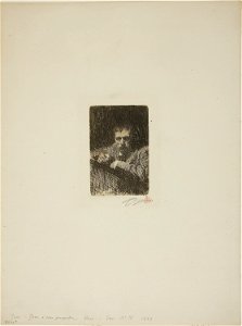 Zorn - A Painter-Etcher (Self-Portrait), 1927.1806