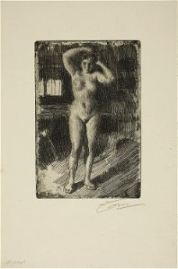Zorn - Anna Doing Her Hair, 1927.1985