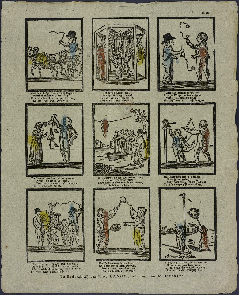 Ziet mijn bokje eens moedig stappen-Catchpenny print-Borms 0754