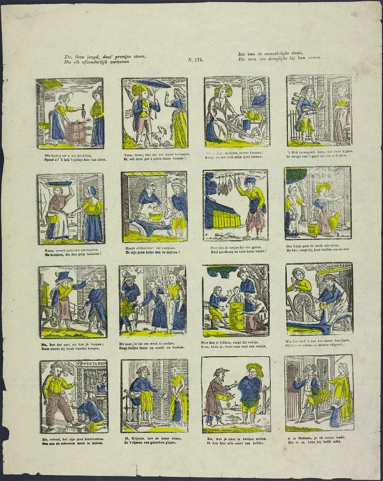 Zie, lieve jeugd, deez' prentjes staan-Catchpenny print-Borms 0651