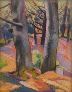 Zolo Palugyay - Štúdia stromov - O 1965 - Orava Gallery
