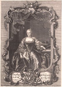 Zimmermann after Desmarées - Empress Maria Josepha