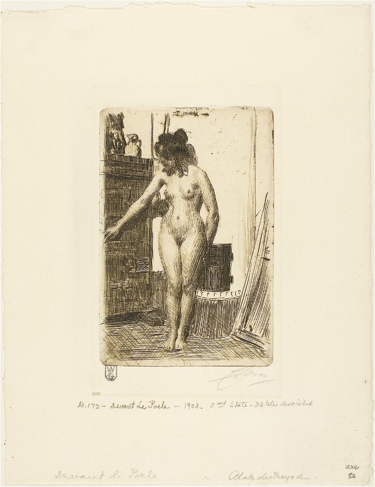 Zorn - Before the Stove, 1913.1052