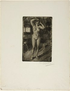 Zorn - Anna Doing Her Hair, 1927.1986